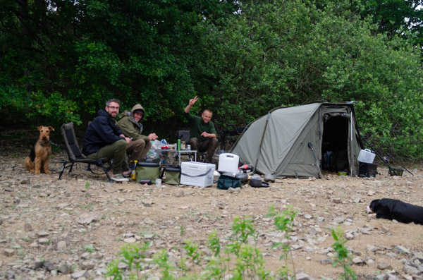 Karpfenangeln mit Freunden