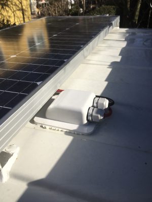 Dachdurchführung bei Solaranlagen nachrüstung auf dem Dach